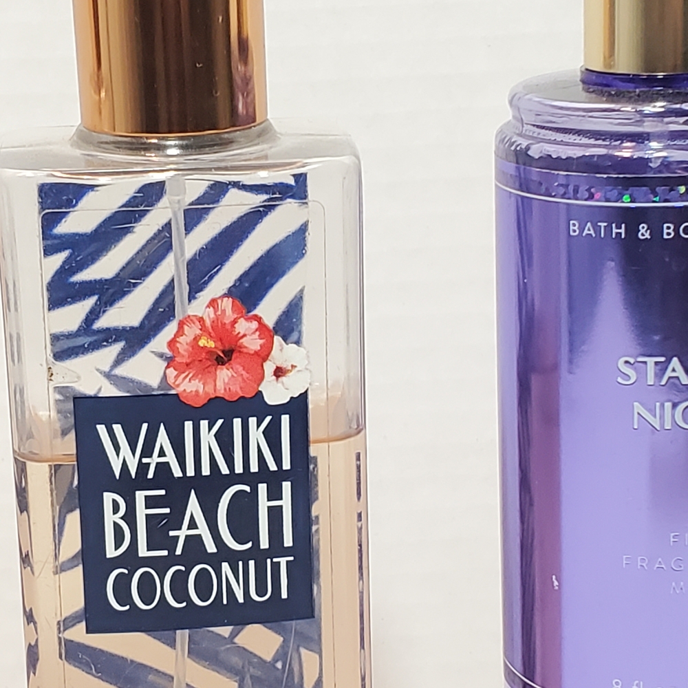 Bath & Body Works Waikiki Beach Starlit Night Pure Wonder Women's Mist Spray 8oz - Picture 8 of 8